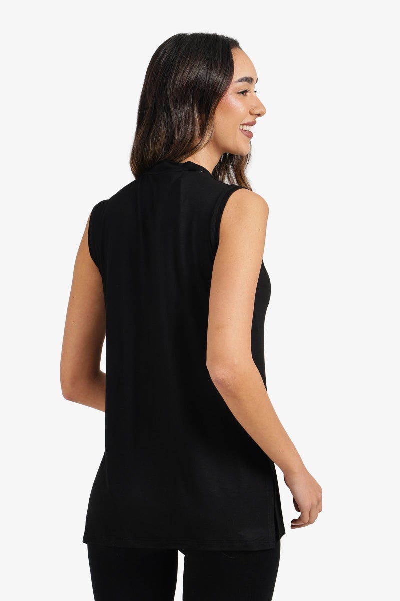 Carina Mock-Neck T-Shirt - Image 3